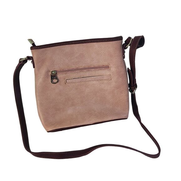 Montana West Torquoise Silver Cross Western Studded Rhinestone Crossbody Bag - Picture 2 of 7